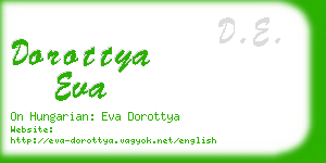 dorottya eva business card
